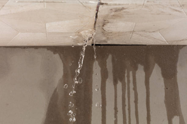 Professional Burst Pipe Cleanup technician working in Churchville, PA